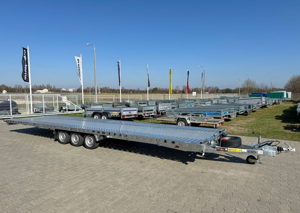 Wiola L35G85 | 844x204 cm | 3500kg | wypełnienie blachą - Reboque transporte de veículos: foto 1 Wiola L35G85 | 844x204 cm | 3500kg | wypełnienie blachą - Reboque transporte de veículos: foto 1