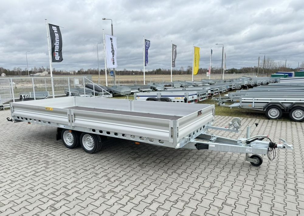 Wiola Multitrailer 3.5S | 500 x 210 cm | najazdy aluminiowe | burty aluminiowe - Reboque plataforma/ Caixa aberta: foto 1 Wiola Multitrailer 3.5S | 500 x 210 cm | najazdy aluminiowe | burty aluminiowe - Reboque plataforma/ Caixa aberta: foto 1