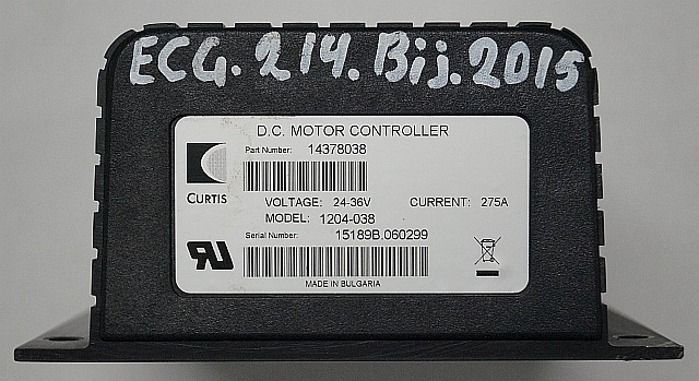 Curtis 14378038 | Rij regeling drive controller Curtis 1204-038 24-36V 275A sn. - Centralina electrónica de Equipamento de movimentação: foto 3 Curtis 14378038 | Rij regeling drive controller Curtis 1204-038 24-36V 275A sn. - Centralina electrónica de Equipamento de movimentação: foto 3