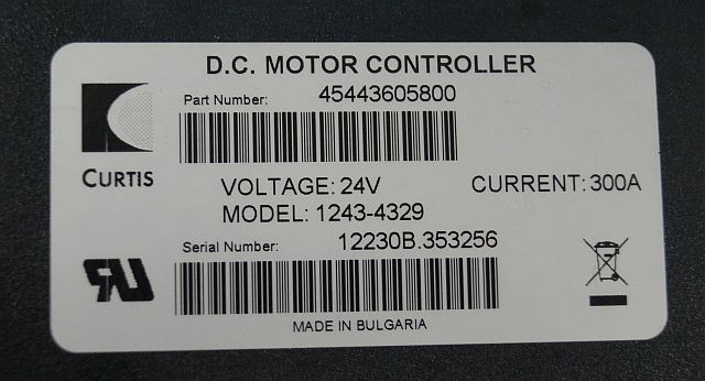 Still 45443605800 | Rij regeling Drive controller 24/300A Curtis model 1243-4329 - Centralina electrónica de Equipamento de movimentação: foto 2 Still 45443605800 | Rij regeling Drive controller 24/300A Curtis model 1243-4329 - Centralina electrónica de Equipamento de movimentação: foto 2