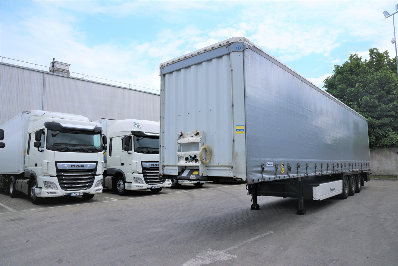 Krone SDP Profi Liner Standard Lifting Axle - Semi-reboque de lona: foto 1 Krone SDP Profi Liner Standard Lifting Axle - Semi-reboque de lona: foto 1