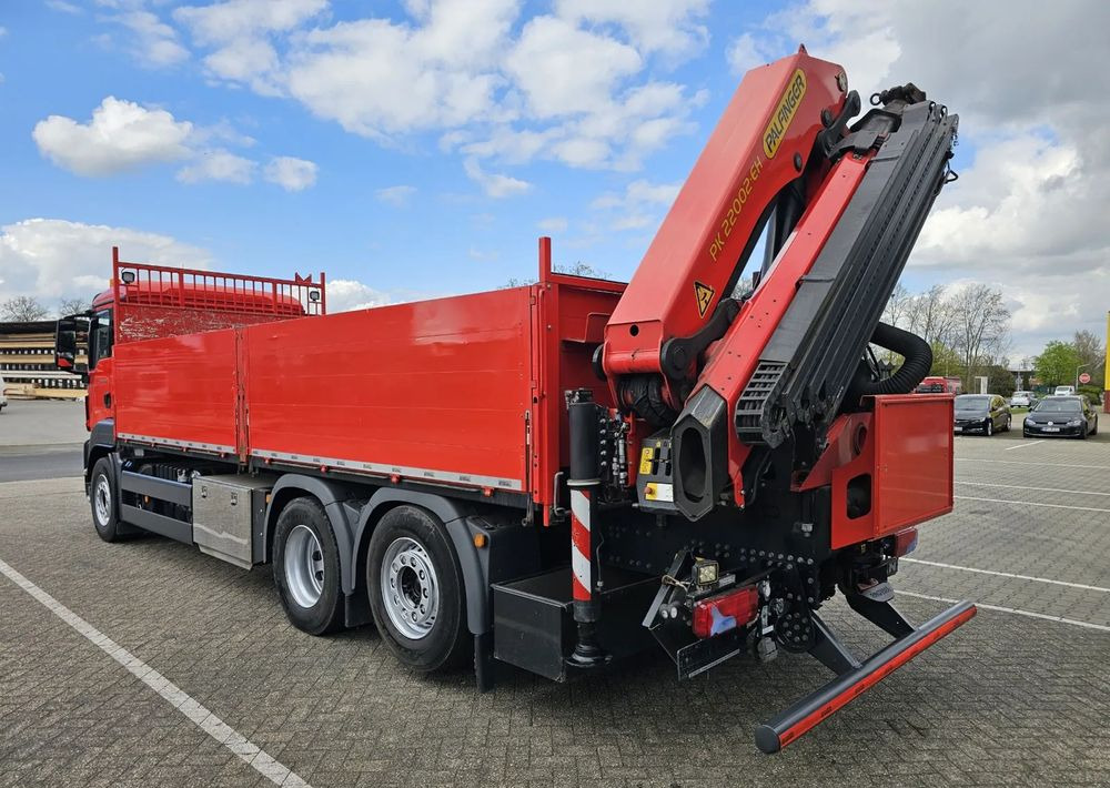 MAN MAN TGS 26.430 | Skrzynia + HDS Palfinger PK 22002 |6-krotne hydrauliczne przedłużenia | PILOT | Pneumatyka | - Camião de caixa aberta/ Plataforma, Caminhão grua: foto 5 MAN MAN TGS 26.430 | Skrzynia + HDS Palfinger PK 22002 |6-krotne hydrauliczne przedłużenia | PILOT | Pneumatyka | - Camião de caixa aberta/ Plataforma, Caminhão grua: foto 5