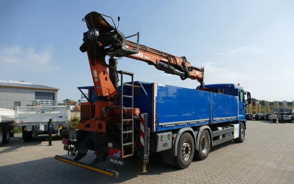 MAN TGS 26.460 – Platforma z żurawiem HDS tylnym do materiałów budowlanych / Retarder / 6x2 / Klima / Euro 6 - Caminhão grua, Camião de caixa aberta/ Plataforma: foto 4 MAN TGS 26.460 – Platforma z żurawiem HDS tylnym do materiałów budowlanych / Retarder / 6x2 / Klima / Euro 6 - Caminhão grua, Camião de caixa aberta/ Plataforma: foto 4