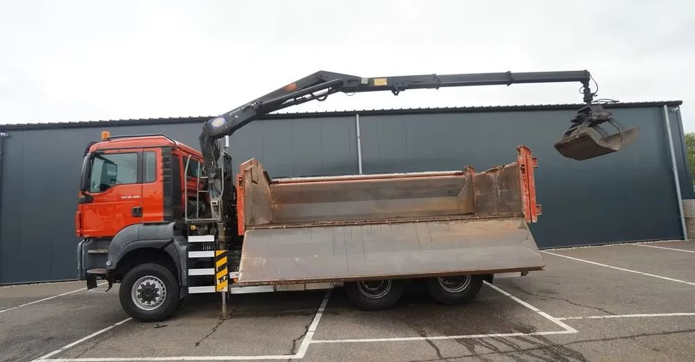 MAN TGS 28.400 / 6x6 / WYWROTKA 2-STRONNA Z HDS HMF 1643 Z2/ EURO 5 - Caminhão basculante: foto 5 MAN TGS 28.400 / 6x6 / WYWROTKA 2-STRONNA Z HDS HMF 1643 Z2/ EURO 5 - Caminhão basculante: foto 5