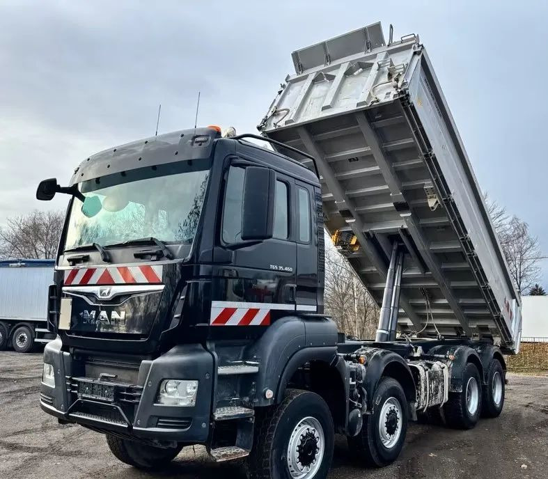 MAN TGS 35.460 / 8x6 – Meiller Trójstronna wywrotka / Euro 6c / Kamera / - Caminhão basculante: foto 1 MAN TGS 35.460 / 8x6 – Meiller Trójstronna wywrotka / Euro 6c / Kamera / - Caminhão basculante: foto 1