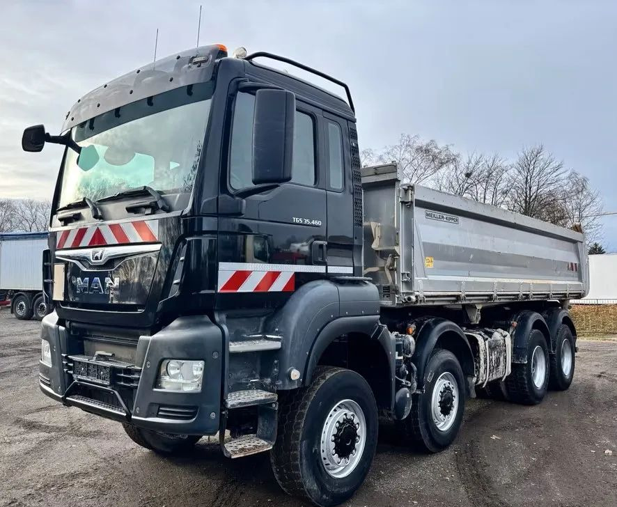MAN TGS 35.460 / 8x6 – Meiller Trójstronna wywrotka / Euro 6c / Kamera / - Caminhão basculante: foto 3 MAN TGS 35.460 / 8x6 – Meiller Trójstronna wywrotka / Euro 6c / Kamera / - Caminhão basculante: foto 3