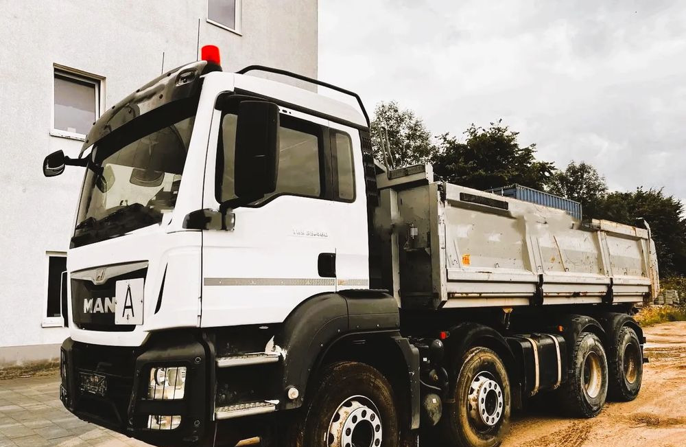 MAN TGS 35.460 I 8X4 I Bordmatik I Meiller 3-stronna wywrotka I Euro 6 I Retarder I - Caminhão basculante: foto 1 MAN TGS 35.460 I 8X4 I Bordmatik I Meiller 3-stronna wywrotka I Euro 6 I Retarder I - Caminhão basculante: foto 1