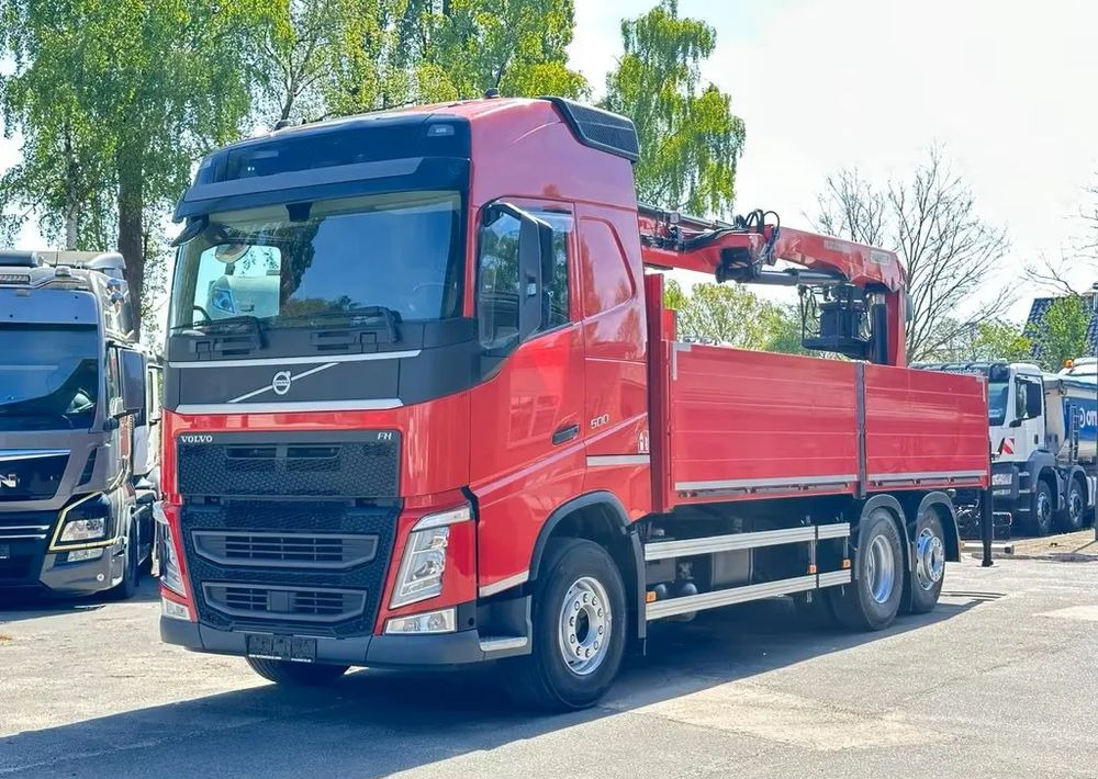 Volvo FH460 6x2 oś podnoszona  – HDS Palfinger PK18.001L SLD3 / Euro 6C /  147 000 km! - Camião de caixa aberta/ Plataforma, Caminhão grua: foto 1 Volvo FH460 6x2 oś podnoszona  – HDS Palfinger PK18.001L SLD3 / Euro 6C /  147 000 km! - Camião de caixa aberta/ Plataforma, Caminhão grua: foto 1
