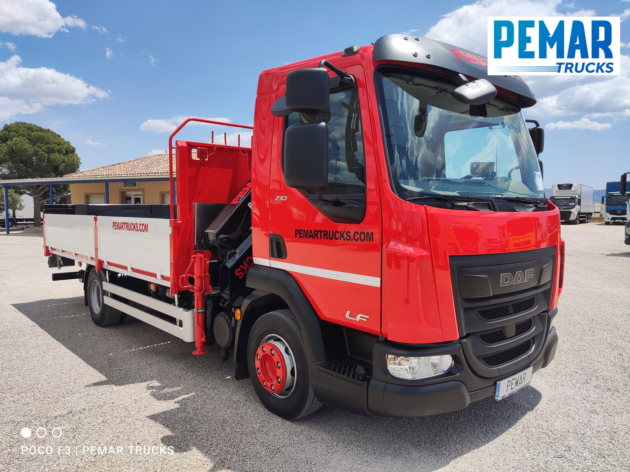 DAF LF 210 GRUA CAJA FIJA - Camião de caixa aberta/ Plataforma, Caminhão grua: foto 4 DAF LF 210 GRUA CAJA FIJA - Camião de caixa aberta/ Plataforma, Caminhão grua: foto 4