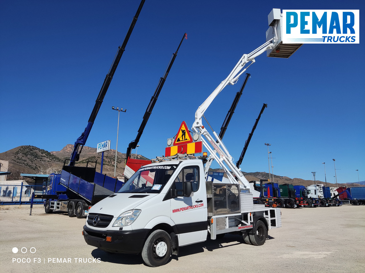 Caminhão com plataforma aérea MERCEDES-BENZ 516 CDI CESTA ELEVADORA, 160 cv: foto 27