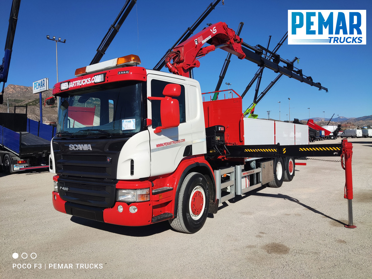 SCANIA P 400 6X2 GRUA CAJA FIJA - Caminhão grua: foto 1 SCANIA P 400 6X2 GRUA CAJA FIJA - Caminhão grua: foto 1