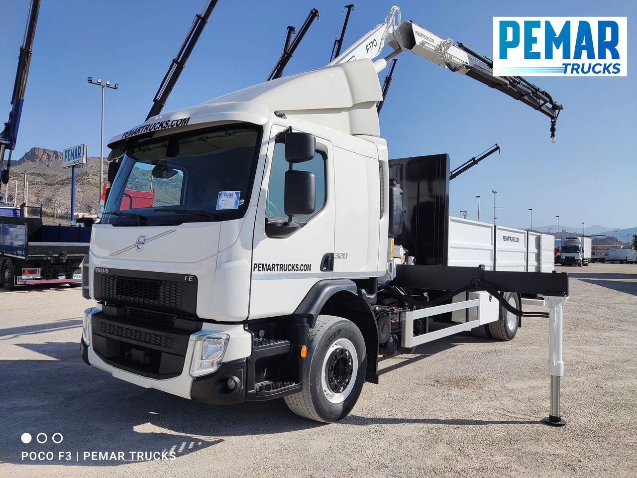 VOLVO FE 320 GRUA CAJA FIJA 18T EURO 6 - Caminhão grua: foto 1 VOLVO FE 320 GRUA CAJA FIJA 18T EURO 6 - Caminhão grua: foto 1