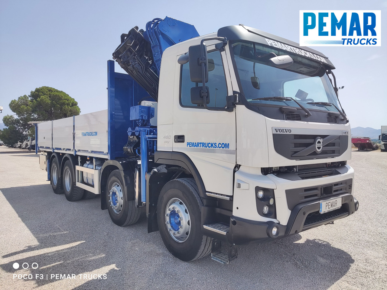 VOLVO FMX 460 8X4 GRUA CAJA FIJA ABIERTA - Camião de caixa aberta/ Plataforma: foto 4 VOLVO FMX 460 8X4 GRUA CAJA FIJA ABIERTA - Camião de caixa aberta/ Plataforma: foto 4