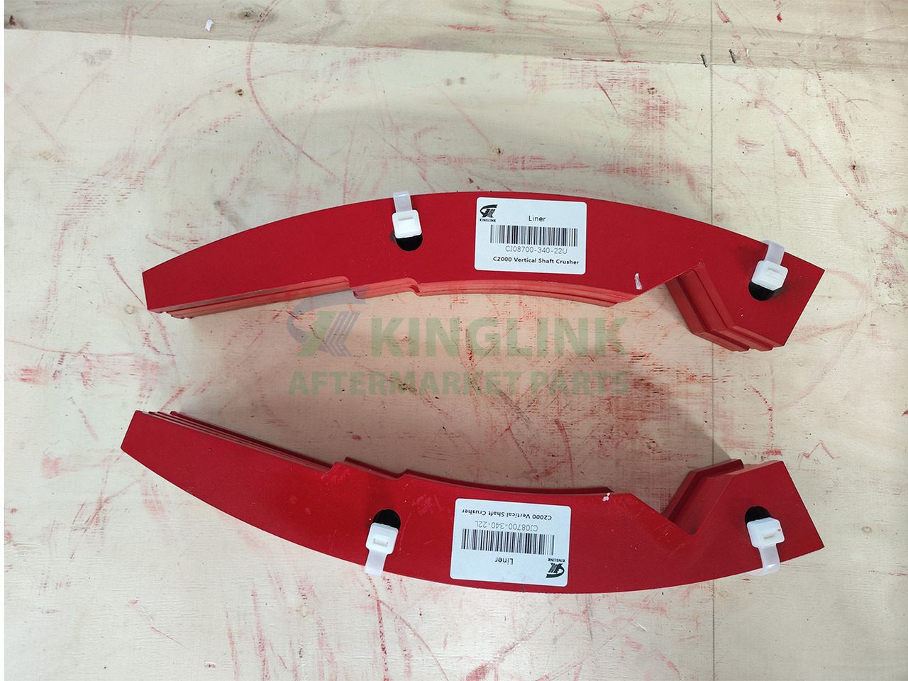 KINGLINK VSI Crusher Spare Parts Liner Cj08700-340-22u Cj08700-340-22L for Terex Canica2000dd 2000SD - Peça de reposição de Máquina de construção: foto 1 KINGLINK VSI Crusher Spare Parts Liner Cj08700-340-22u Cj08700-340-22L for Terex Canica2000dd 2000SD - Peça de reposição de Máquina de construção: foto 1