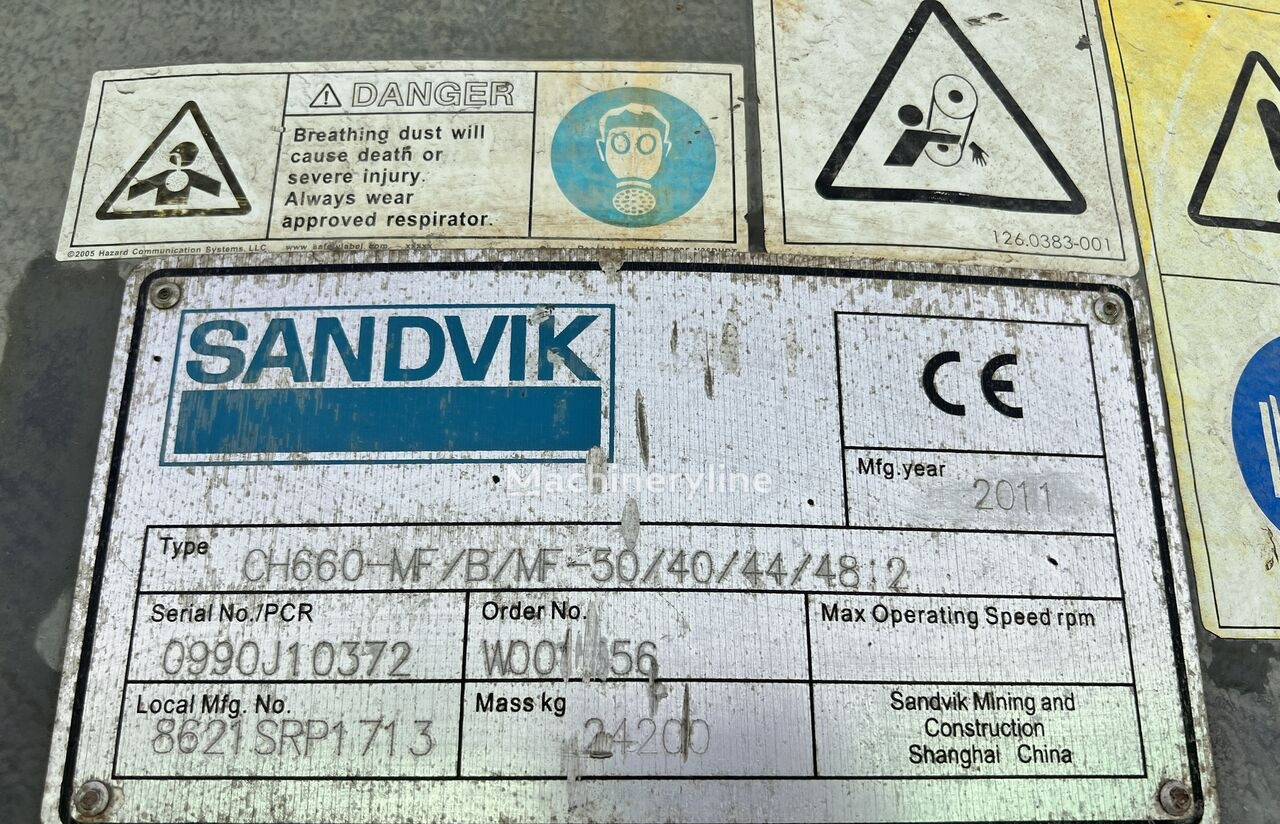 Sandvik CH660- MF Hydraulic Cone Crusher - Britador de cone: foto 5 Sandvik CH660- MF Hydraulic Cone Crusher - Britador de cone: foto 5