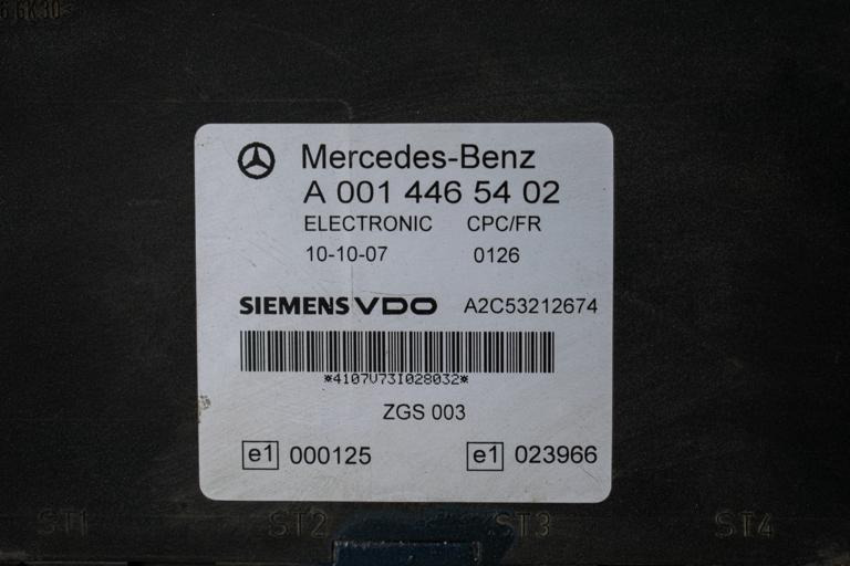 MERCEDES-BENZ CPC/FR - A0014465402 - Centralina electrónica de Caminhão: foto 3 MERCEDES-BENZ CPC/FR - A0014465402 - Centralina electrónica de Caminhão: foto 3