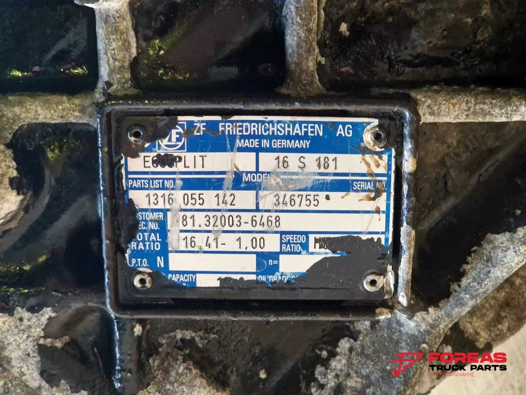 Caixa de câmbio de Caminhão ZF ECOSPLIT 16S 181: foto 10