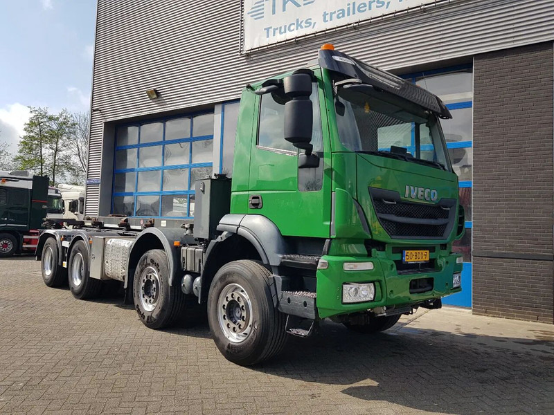 Iveco Stralis 450 8x4 Steel Nieuwe Apk/TÜV 430.000 km kettingsyst 30 t - Caminhão transportador de contêineres/ Caixa móvel: foto 5 Iveco Stralis 450 8x4 Steel Nieuwe Apk/TÜV 430.000 km kettingsyst 30 t - Caminhão transportador de contêineres/ Caixa móvel: foto 5
