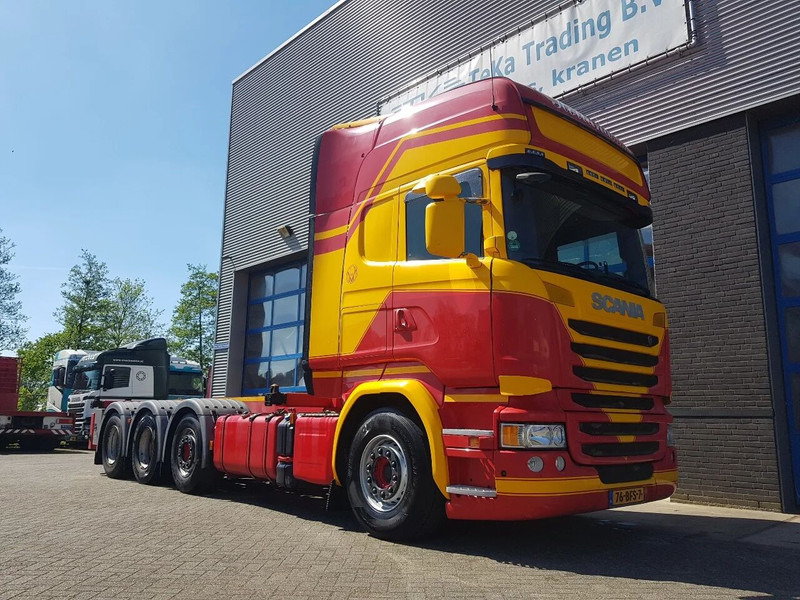 Scania R450 8x2 Topline ADR EX/II, EX/III, FL en AT SCR only - Caminhão transportador de contêineres/ Caixa móvel: foto 5 Scania R450 8x2 Topline ADR EX/II, EX/III, FL en AT SCR only - Caminhão transportador de contêineres/ Caixa móvel: foto 5