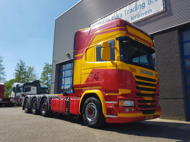 Scania R450 8x2 Topline ADR EX/II, EX/III, FL en AT SCR only - Caminhão transportador de contêineres/ Caixa móvel: foto 5 Scania R450 8x2 Topline ADR EX/II, EX/III, FL en AT SCR only - Caminhão transportador de contêineres/ Caixa móvel: foto 5