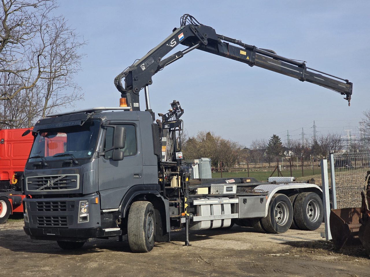 VOLVO FM 380 HOOK SYSTEM / HIAB 166 D2 DUO - Caminhão polibenne: foto 5 VOLVO FM 380 HOOK SYSTEM / HIAB 166 D2 DUO - Caminhão polibenne: foto 5