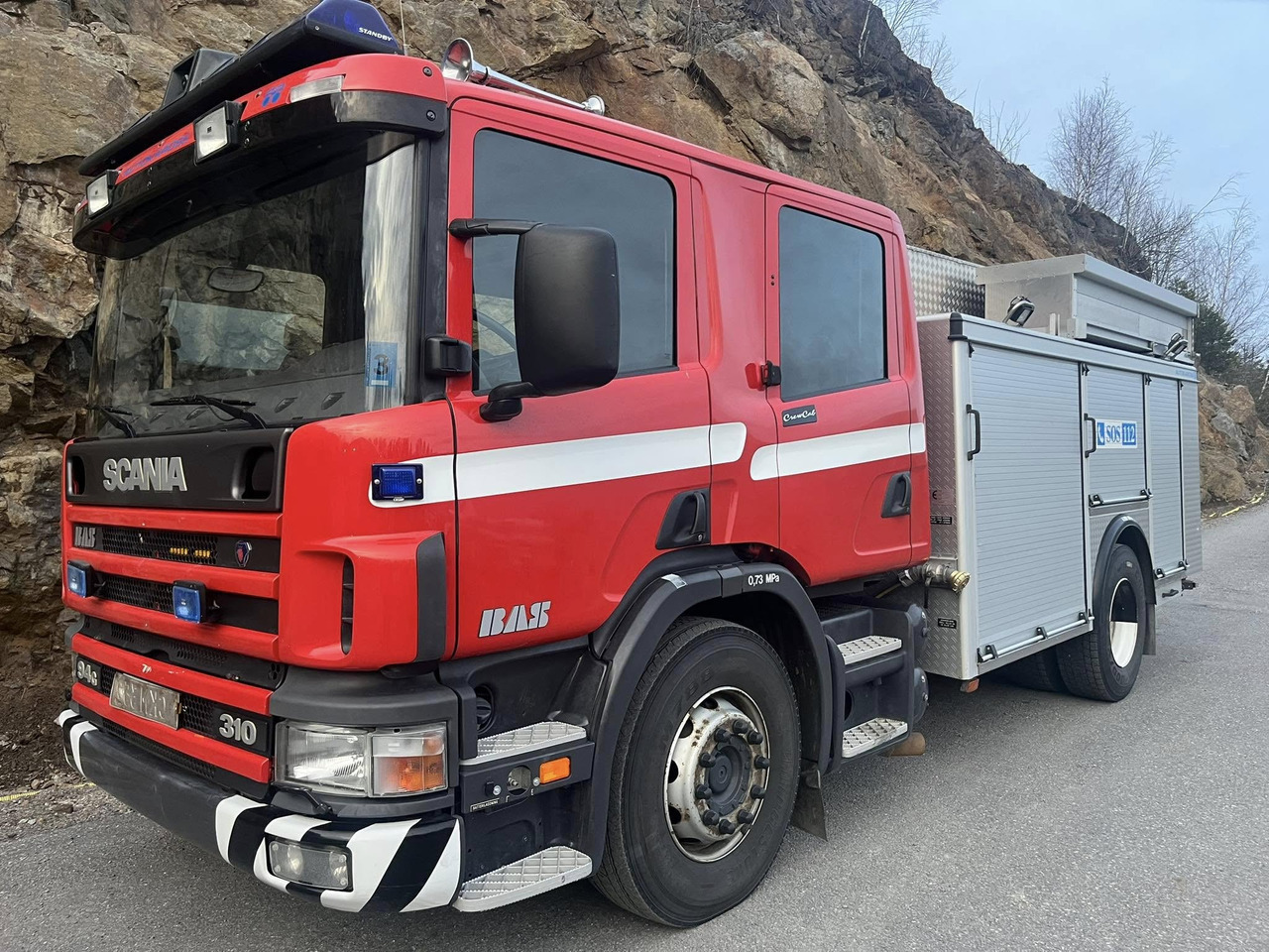 Scania P94GB 4x2 NA 310 - fire engine - RESERVERAD !! - Carro de bombeiro: foto 1 Scania P94GB 4x2 NA 310 - fire engine - RESERVERAD !! - Carro de bombeiro: foto 1
