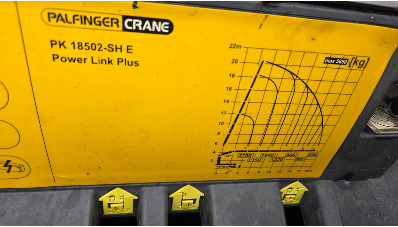 Palfinger PK18502 - Grua para caminhão de Caminhão: foto 5 Palfinger PK18502 - Grua para caminhão de Caminhão: foto 5