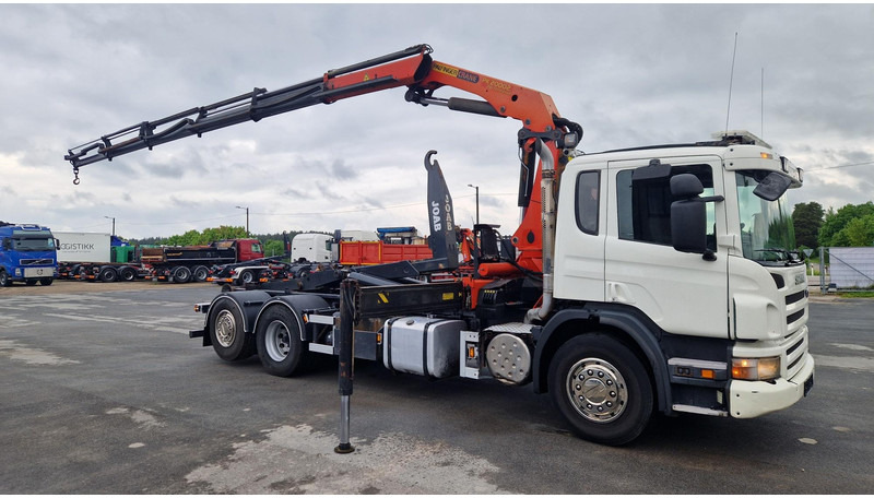 Scania P380 6X2*4 Palfinger PK20002 - Caminhão polibenne, Caminhão grua: foto 2 Scania P380 6X2*4 Palfinger PK20002 - Caminhão polibenne, Caminhão grua: foto 2