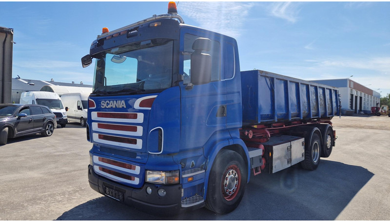 Scania R340 6X2*4 + Container - Caminhão com sistema de cabo: foto 1 Scania R340 6X2*4 + Container - Caminhão com sistema de cabo: foto 1