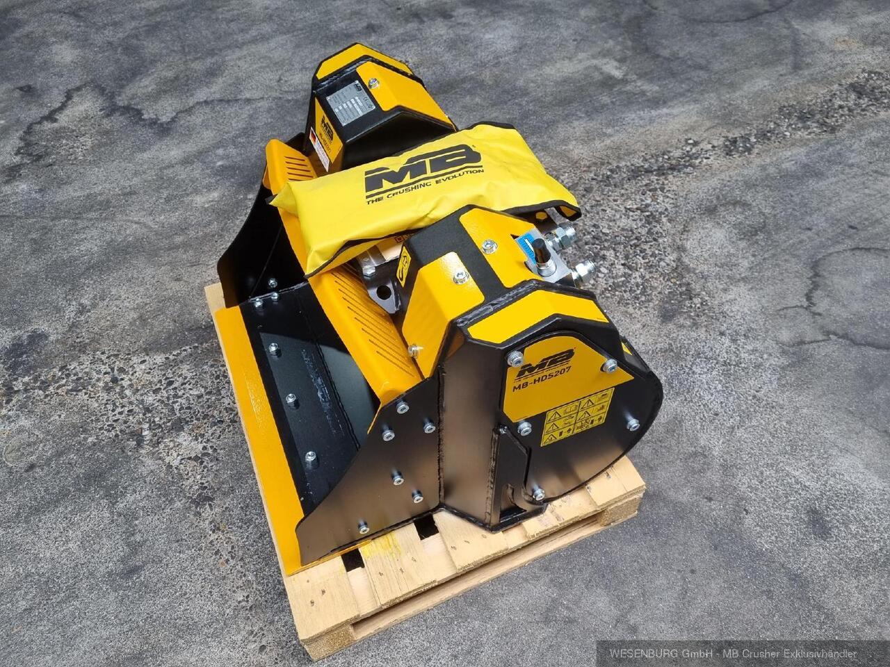 MB Crusher Schaufelseparator Separator MB-HDS 207 / 1,3 - 2,8 t - Balde para separação de Máquina de construção: foto 3 MB Crusher Schaufelseparator Separator MB-HDS 207 / 1,3 - 2,8 t - Balde para separação de Máquina de construção: foto 3