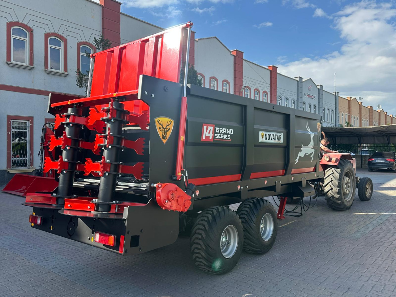 Novatar Manure Spreader Trailer 10 M3 - Espalhador de estrume: foto 5 Novatar Manure Spreader Trailer 10 M3 - Espalhador de estrume: foto 5