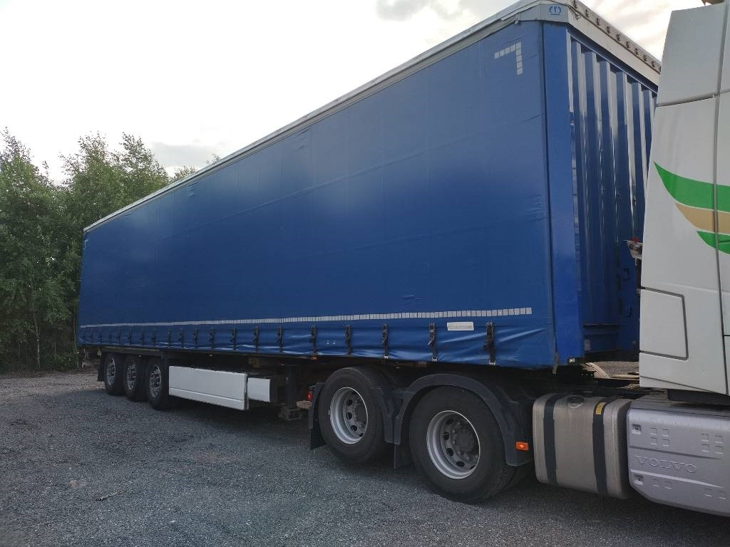 Krone vyökapelli, 2,87 sisäkork.,Nordic 16tn kaula - Semi-reboque de lona: foto 1 Krone vyökapelli, 2,87 sisäkork.,Nordic 16tn kaula - Semi-reboque de lona: foto 1