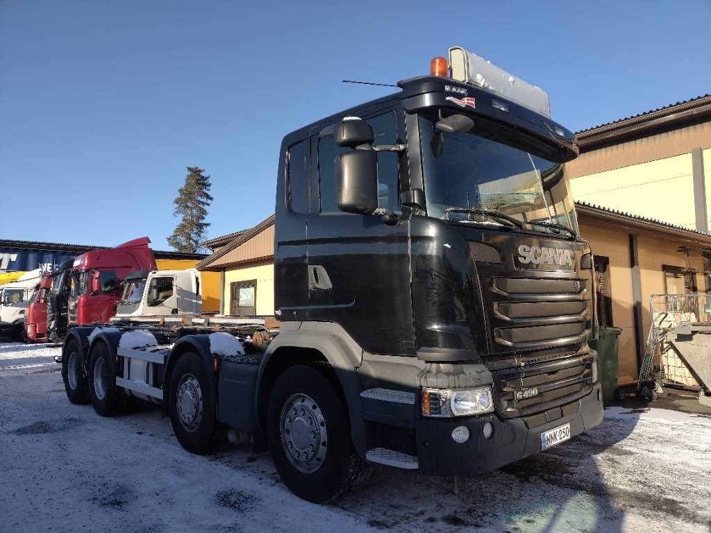 Scania R490 8x4 vaijerilaite,Euro6 - Caminhão multibenne: foto 1 Scania R490 8x4 vaijerilaite,Euro6 - Caminhão multibenne: foto 1