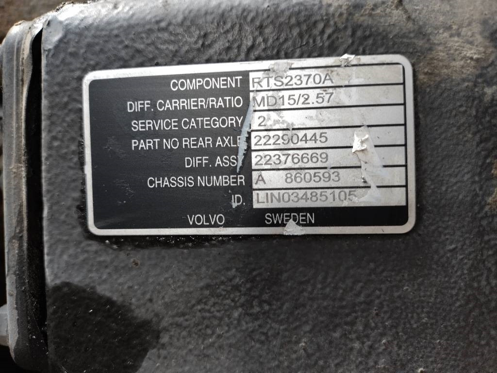 Volvo RTS2370A - Eixo e peças de Caminhão: foto 2 Volvo RTS2370A - Eixo e peças de Caminhão: foto 2