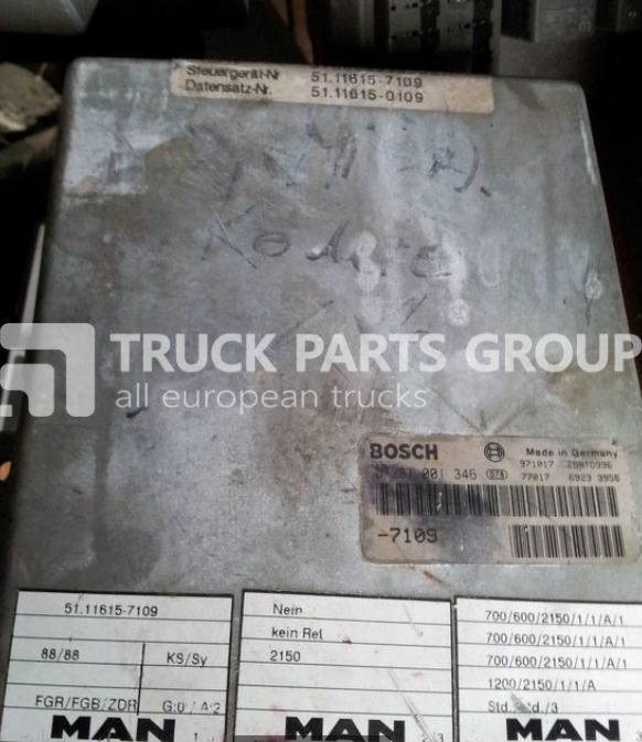 MAN ECU EDC, engine control unit 4 series , L2000, 51116167173, 5111 control unit - Centralina electrónica de Caminhão: foto 5 MAN ECU EDC, engine control unit 4 series , L2000, 51116167173, 5111 control unit - Centralina electrónica de Caminhão: foto 5