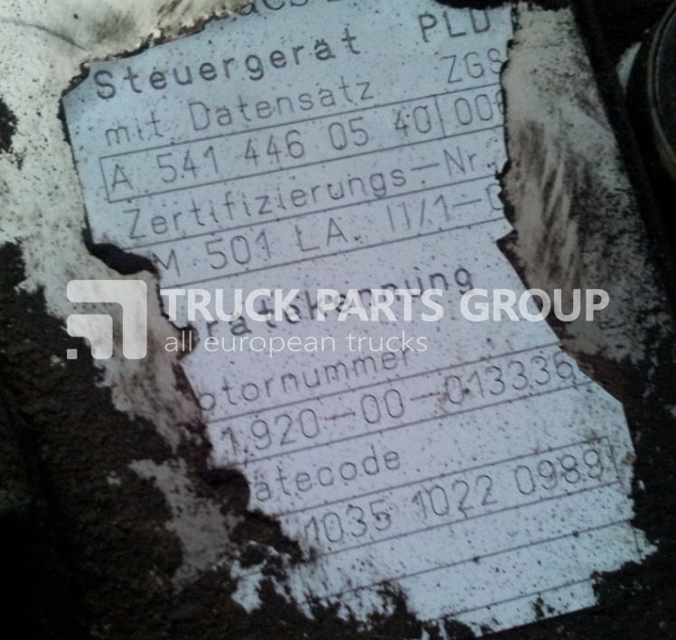 Centralina electrónica de Caminhão MERCEDES-BENZ Actros engine computer PLD, EDC, ECU, MR control unit, Steuerger control unit: foto 12 Centralina electrónica de Caminhão MERCEDES-BENZ Actros engine computer PLD, EDC, ECU, MR control unit, Steuerger control unit: foto 12