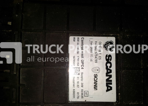 SCANIA , E5 OPC4 ET1, ECU, GMS, control unit, 1754709, 1758158, 14785 control unit - Centralina electrónica de Caminhão: foto 1 SCANIA , E5 OPC4 ET1, ECU, GMS, control unit, 1754709, 1758158, 14785 control unit - Centralina electrónica de Caminhão: foto 1
