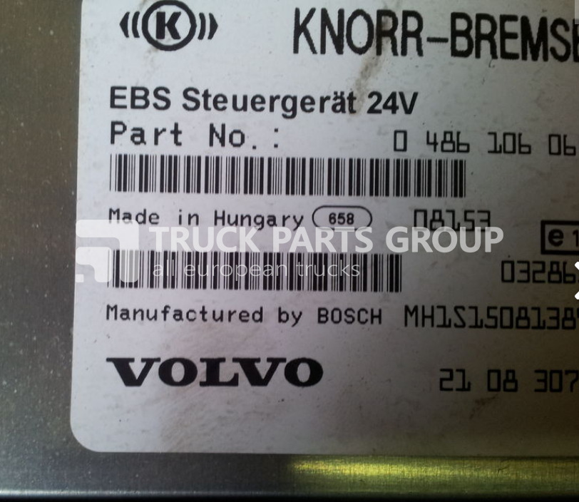 VOLVO FH13, FM13, EURO 4, EURO 5, EDC, ECU, EBS control unit, electron control unit - Centralina electrónica de Caminhão: foto 4 VOLVO FH13, FM13, EURO 4, EURO 5, EDC, ECU, EBS control unit, electron control unit - Centralina electrónica de Caminhão: foto 4