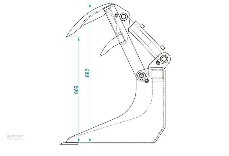 Vemac Krokodilschaufel 90 cm Kroko Schaufel Avant Multione Hoflader NEU - Equipamento para silagem: foto 3 Vemac Krokodilschaufel 90 cm Kroko Schaufel Avant Multione Hoflader NEU - Equipamento para silagem: foto 3