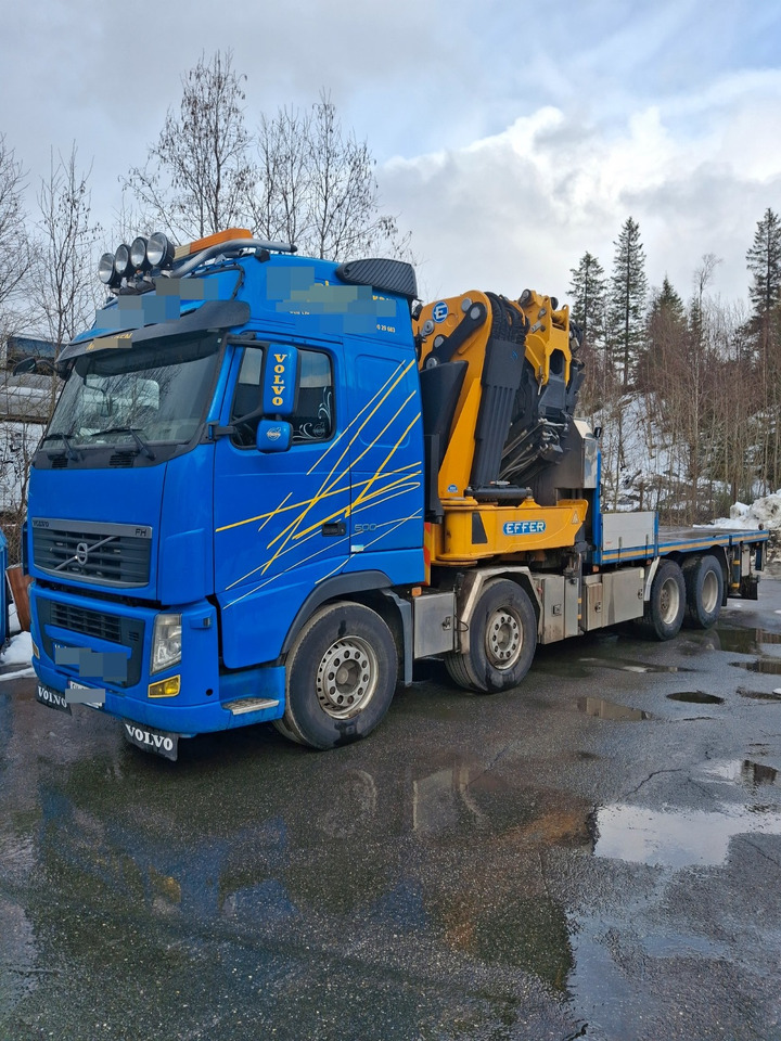 Volvo FH 500 8x2 Retarder Effer 955 S8 +JIB S8 Winch Only 160Tkm - Camião de caixa aberta/ Plataforma, Caminhão grua: foto 3 Volvo FH 500 8x2 Retarder Effer 955 S8 +JIB S8 Winch Only 160Tkm - Camião de caixa aberta/ Plataforma, Caminhão grua: foto 3
