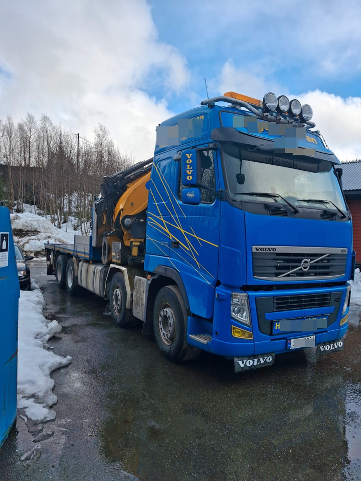 Volvo FH 500 8x2 Retarder Effer 955 S8 +JIB S8 Winch Only 160Tkm - Camião de caixa aberta/ Plataforma, Caminhão grua: foto 4 Volvo FH 500 8x2 Retarder Effer 955 S8 +JIB S8 Winch Only 160Tkm - Camião de caixa aberta/ Plataforma, Caminhão grua: foto 4
