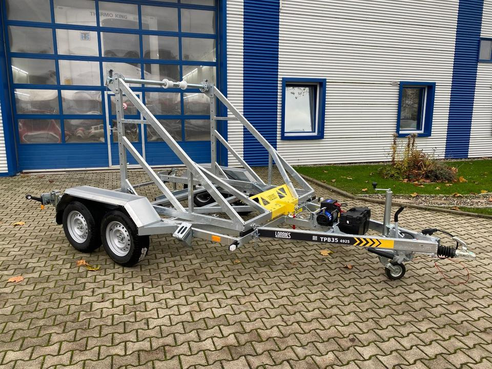 Lorries Kabeltrommel-Anhänger 3500KG mit E-Winde *INKL.19% MWST.*Kabelanhänger Sofort Verfügbar! - Reboque para bobinas: foto 3 Lorries Kabeltrommel-Anhänger 3500KG mit E-Winde *INKL.19% MWST.*Kabelanhänger Sofort Verfügbar! - Reboque para bobinas: foto 3