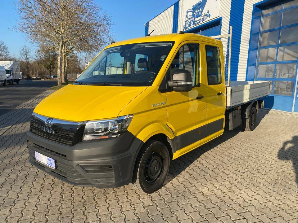 MAN TGE 3.140 Doka Pritsche Lang *STANDHZG* AHK*24 MONATE GARANTIE*1.HAND*INKL.19% MWST*SOFORT!* - Furgão caixa aberta, Carrinha cabine dupla: foto 3 MAN TGE 3.140 Doka Pritsche Lang *STANDHZG* AHK*24 MONATE GARANTIE*1.HAND*INKL.19% MWST*SOFORT!* - Furgão caixa aberta, Carrinha cabine dupla: foto 3