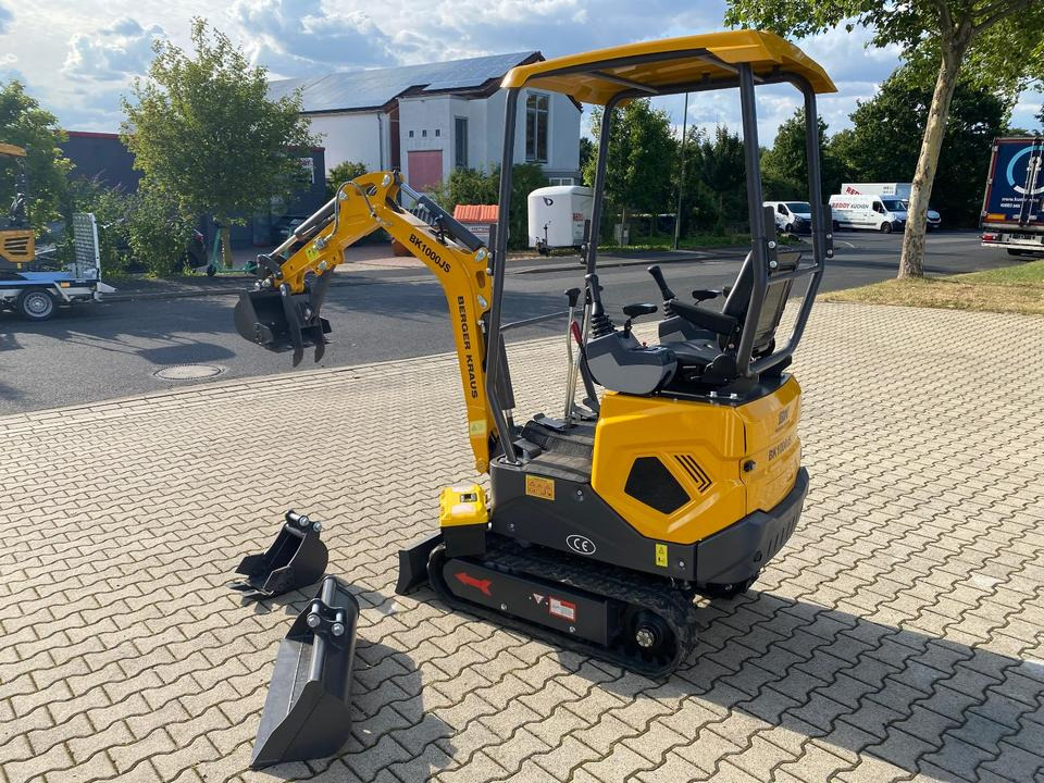 Minibagger BK1000JS inkl. Schaufelpaket *HERBSTAKTION*INKL.19% MWST*BERGER KRAUS*SOFORT!* - Mini escavadeira: foto 3 Minibagger BK1000JS inkl. Schaufelpaket *HERBSTAKTION*INKL.19% MWST*BERGER KRAUS*SOFORT!* - Mini escavadeira: foto 3