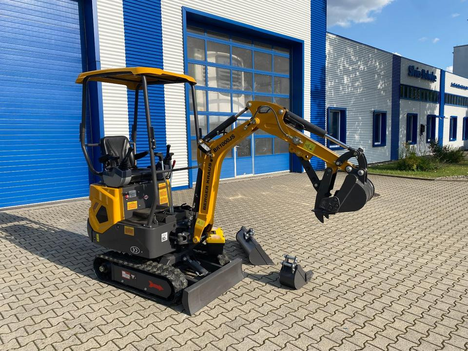 Minibagger BK1000JS inkl. Schaufelpaket *HERBSTAKTION*INKL.19% MWST*BERGER KRAUS*SOFORT!* - Mini escavadeira: foto 5 Minibagger BK1000JS inkl. Schaufelpaket *HERBSTAKTION*INKL.19% MWST*BERGER KRAUS*SOFORT!* - Mini escavadeira: foto 5