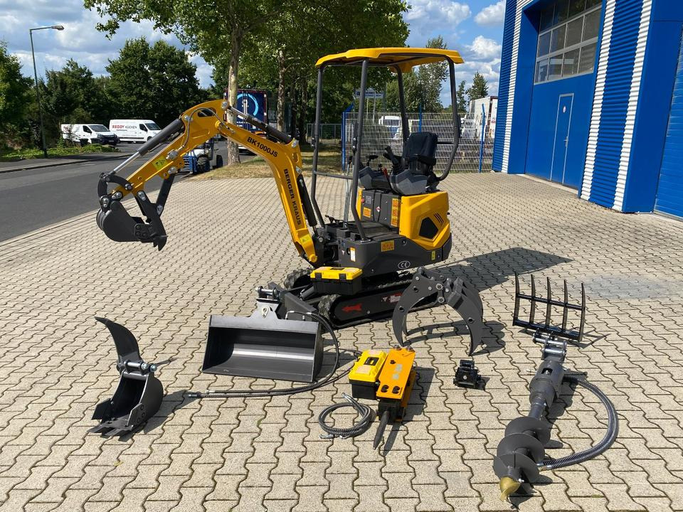 Minibagger BK1000JS inkl. großem Zubehörpaket *HERBSTAKTION*INKL.19% MWST*BERGER KRAUS*SOFORT!* - Mini escavadeira: foto 2 Minibagger BK1000JS inkl. großem Zubehörpaket *HERBSTAKTION*INKL.19% MWST*BERGER KRAUS*SOFORT!* - Mini escavadeira: foto 2
