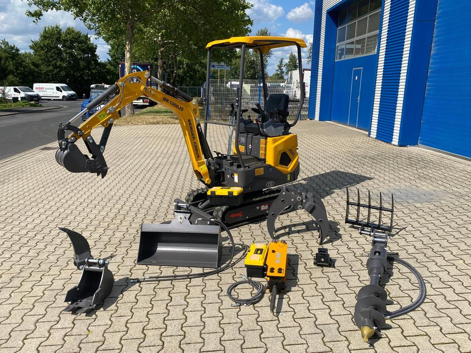 Minibagger BK1000JS inkl. großem Zubehörpaket *HERBSTAKTION*INKL.19% MWST*BERGER KRAUS*SOFORT!* - Mini escavadeira: foto 1 Minibagger BK1000JS inkl. großem Zubehörpaket *HERBSTAKTION*INKL.19% MWST*BERGER KRAUS*SOFORT!* - Mini escavadeira: foto 1