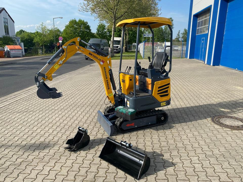 Minibagger BK1250JS + Schaufelpaket *INKL.19% MWST*KUBOTA*BERGER KRAUS*JOYSTICK*SOFORT!* - Mini escavadeira: foto 2 Minibagger BK1250JS + Schaufelpaket *INKL.19% MWST*KUBOTA*BERGER KRAUS*JOYSTICK*SOFORT!* - Mini escavadeira: foto 2