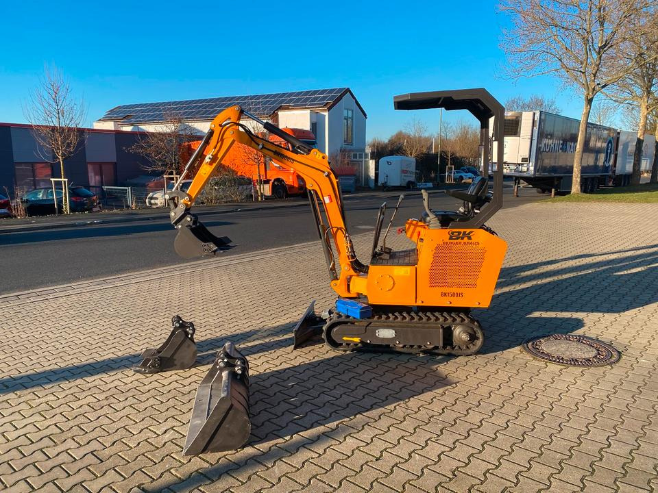 Minibagger BK1500JS *INKL.19% MWST*KUBOTA*BERGER KRAUS*JOYSTICK*SCHAUFELPAKET*SOFORT!* - Mini escavadeira: foto 2 Minibagger BK1500JS *INKL.19% MWST*KUBOTA*BERGER KRAUS*JOYSTICK*SCHAUFELPAKET*SOFORT!* - Mini escavadeira: foto 2