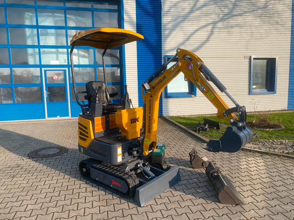Minibagger BK950JS + Schaufelpaket *INKL.19% MWST*BERGER KRAUS*KABINE*SOFORT!* - Mini escavadeira: foto 4 Minibagger BK950JS + Schaufelpaket *INKL.19% MWST*BERGER KRAUS*KABINE*SOFORT!* - Mini escavadeira: foto 4